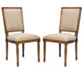 Safavieh Preston Carved Oak Side Chairs (Set of 2)