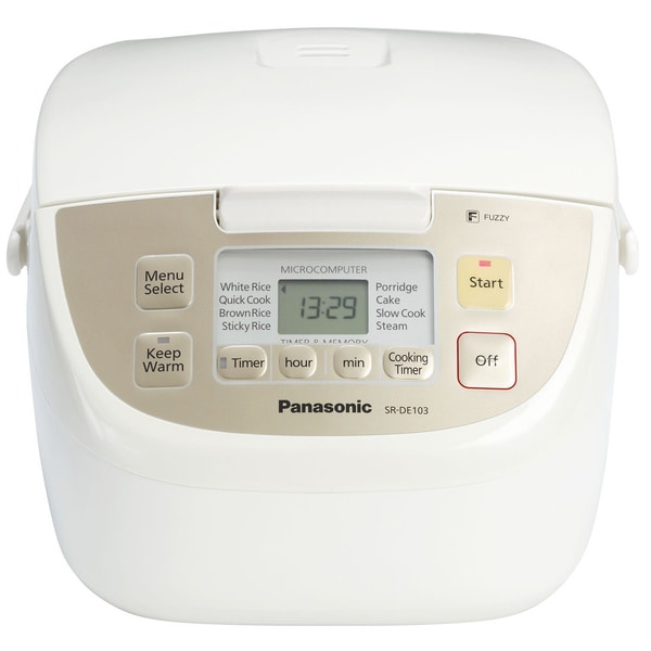 Panasonic White 5-cup Rice Cooker/ Steamer