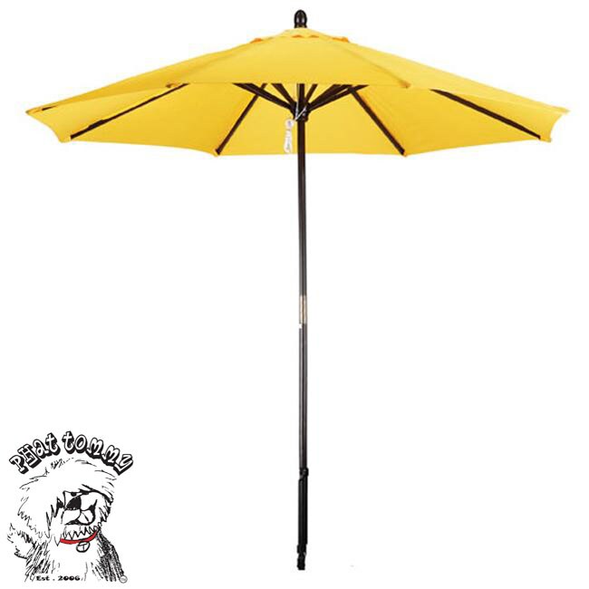 PHAT TOMMY Deluxe Sunline 9foot Sunflower Yellow Market Umbrella
