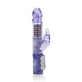California Exotics Purple Waterproof Rotating Jack Rabbit Vibrator with Floating Beads