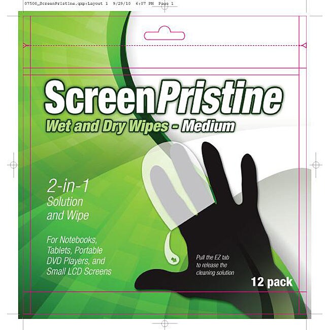 ScreenPristine Screen Wipes (Pack of 12)