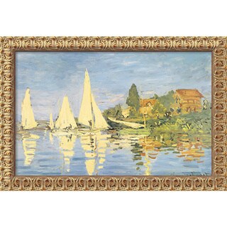 Claude Monet 'Boating at Argenteuil, 1872' Framed Art