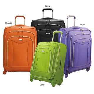 Olympia JF4221 Luxe 21-inch Expandable Carry On Spinner Upright Suitcase