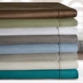 Cotton Rich Sateen 600 Thread Count Olympic Queen Wrinkle-resistant Sheet Set