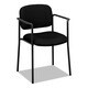 basyx by HON VL616 Series Black Fabric Stacking Guest Chair with Arms
