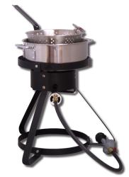 King Kooker 16-inch Outdoor Cooker with a Steel Fry Pan
