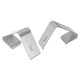 Silver Quartet Flexible Metal Cubicle Hangers for 1 1/2