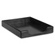Rolodex Wood Tones Letter Desk Tray- Wood- Black