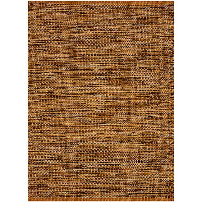 Handwoven Natural/Black Juteblend Rug (6' x 9') Overstock™ Shopping