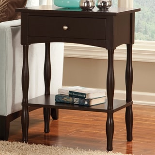 VP Home Chocolate Brown Fair Haven End Table