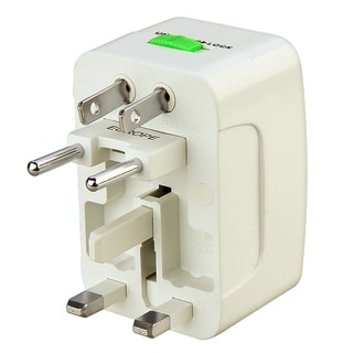 INSTEN White Worldwide Travel Charger Adapter Plug
