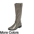 Journee Collection Women's Buckle Accent Boots