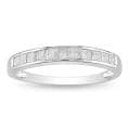 10k White Gold 1/2ct TDW Diamond Anniversary Ring (H-I, I2-I3)