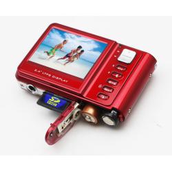 SVP Cybersnap 912 9MP Red Digital Camera with 2GB Memory Card