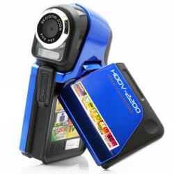 SVP HDDV2200 5MP Blue Digital Camcorder with 4GB SDHC Memory Card