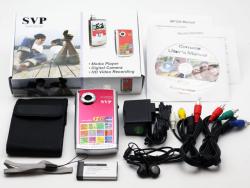 SVP MP300 Red HD Camcorder with 2GB SDHC Memory Card