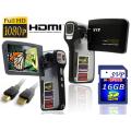 SVP T700 Black HD Digital Camcorder with 16GB SD Card