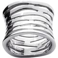 Toscana Collection Sterling Silver Multi-tiered Band