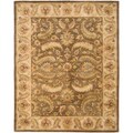 Handmade Heritage Green/ Beige Wool Rug (8'3 x 11')