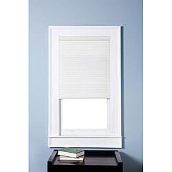 See Reviews Honeycomb Cell Light-filtering Pure White Cellular Shades