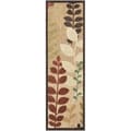 Woven Floral Terrance Rug (2'6" x 7'10')