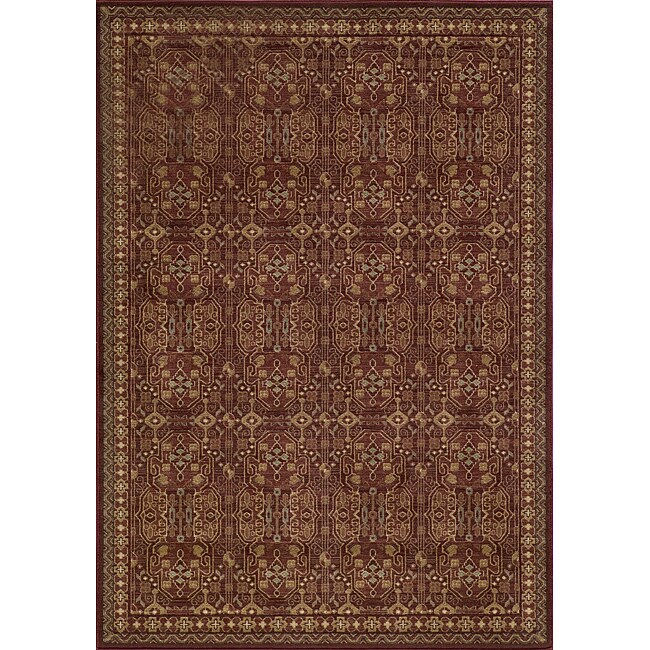 Preston Red Agra Rug (7'10 x 9'10) 13610651 Shopping