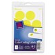 Yellow Glow Avery Print or Write Removable Color-coding