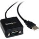 StarTech.com 1 Port FTDI USB to Serial RS232 Adapter Cable with COM R
