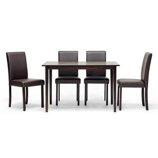 Susan 5-piece Brown Wood Modern Dining Set