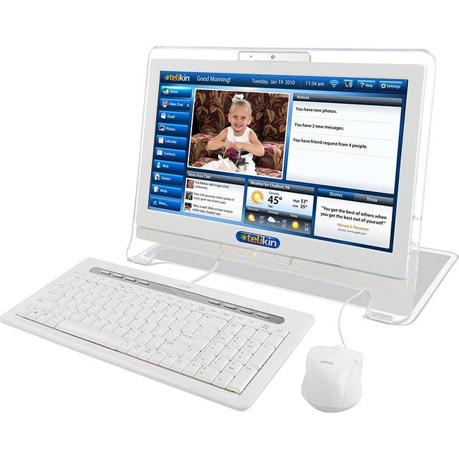 Telikin TLMS18T3202W AllinOne Computer 1.80 GHz Desktop White