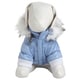 Pet Life Thinsulate Metallic Blue Fashion Parka with Removable Hood