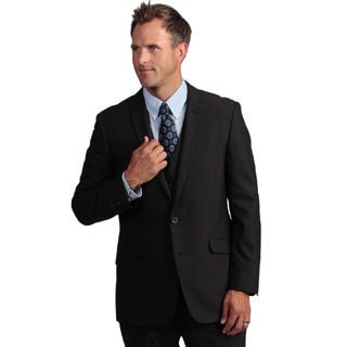 Kenneth Cole Reaction Men's Slim-fit Charcoal Stripe Suit Separate Coat-Image