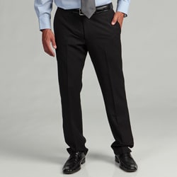 Kenneth Cole Reaction Men's Slim-fit Black Stripe Flat-front Suit Separate Pant-Image