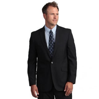 Kenneth Cole Reaction Men's Slim-Fit Navy Mini-Stripe Suit Separate Coat-Image