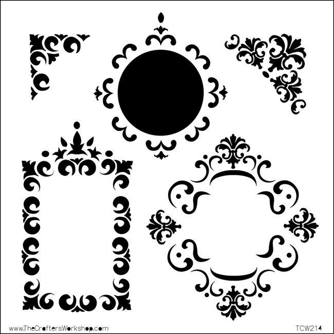 Crafter's Workshop Fancy Frames Template - Overstock Shopping - Big ...