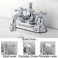 Heritage 4-inch Centerset Chrome Bathroom Faucet