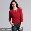 Grace Cashmere Women's Basic Cardigan