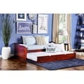 Bowiea Dark Cherry Daybed with Twin Trundle