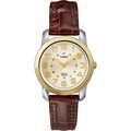 Timex Women's T2N436 Elevated Classics Sport Chic Leather Strap Watch