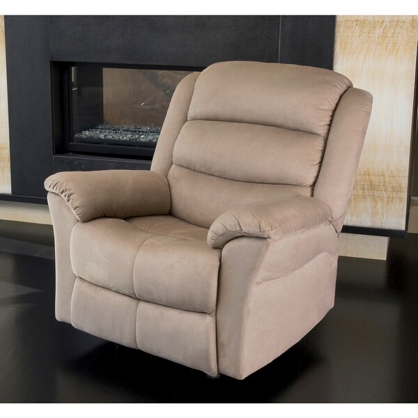 ABBYSON LIVING Sydney Beige Microsuede Rocker Recliner Overstock Shopping Big Discounts on