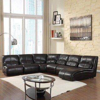 The Rose 6-piece Brown Sectional Set