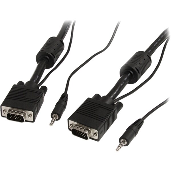StarTech.com 30 ft Coax High Resolution Monitor VGA Cable with Audio 