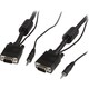 StarTech.com 30 ft Coax High Resolution Monitor VGA Cable with Audio 