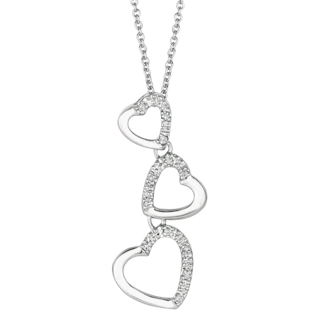 3 heart necklace