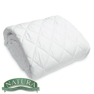 Natura Wash 'N Snuggle Queen/ King/ Cal King-size Wool-filled Mattress Pad
