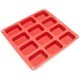 Freshware 12-cavity Silicone Petite Loaf Pan