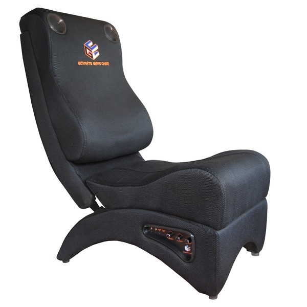 Gaming Chair Massaging Black Speaker Surround Sound Xbox ...