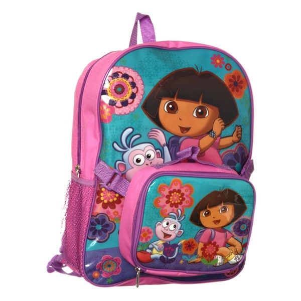 Nickelodeon's Dora The Explorer Backpack With Lunch Tote - 13670030 