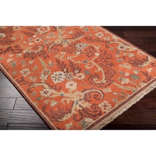 [1] Hand-knotted Reversible Venus Wool Rug (9' x 12')
