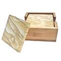 Thirstystone Natural Sandstone Drink Coasters Set